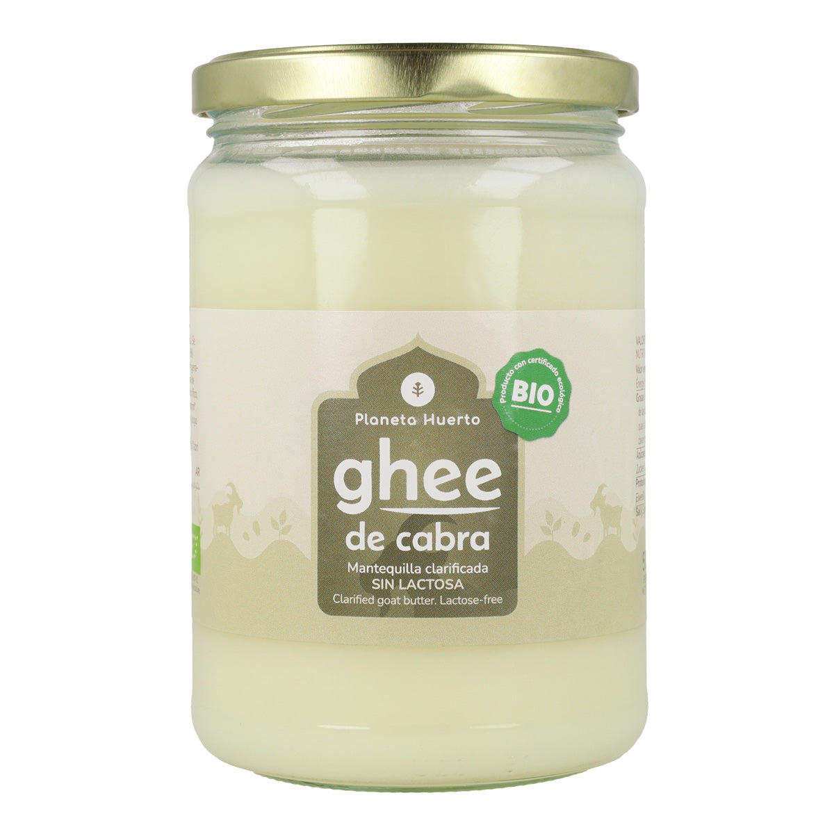 Ghee mantequilla clarificada de cabra ECO Planeta Huerto 500 g
