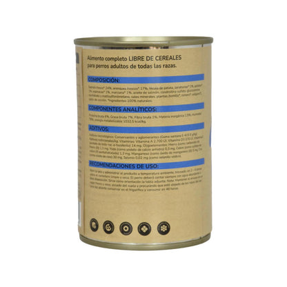 Pack 12 x Comida Húmeda Grain Free Superpremium para perro Salmón Planeta Huerto 380 g