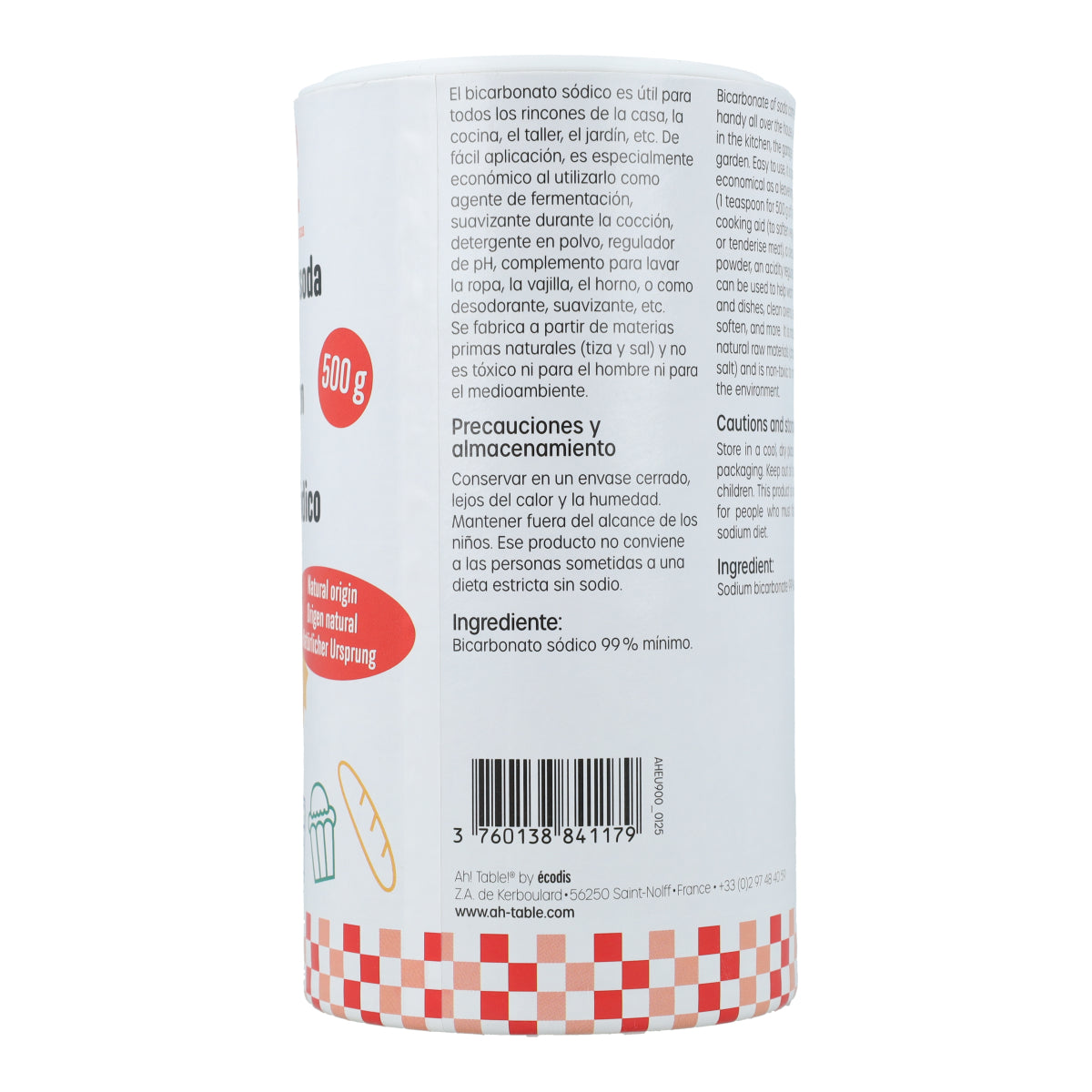 Soda oczyszczona do użytku spożywczego La Droguerie écologique  500 g