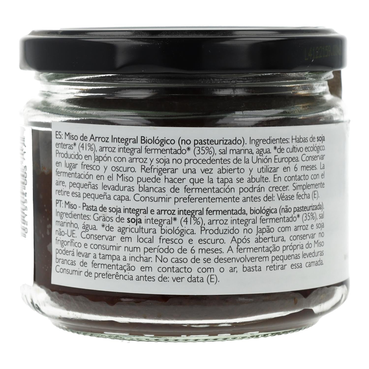 Genmai miso no pasteurizado Clearspring, 300 g