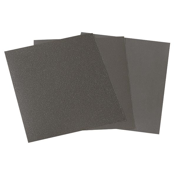 1 pliego de papel de lijar en húmedo y seco 230 x 280 mm Wolfcraft Grano 80