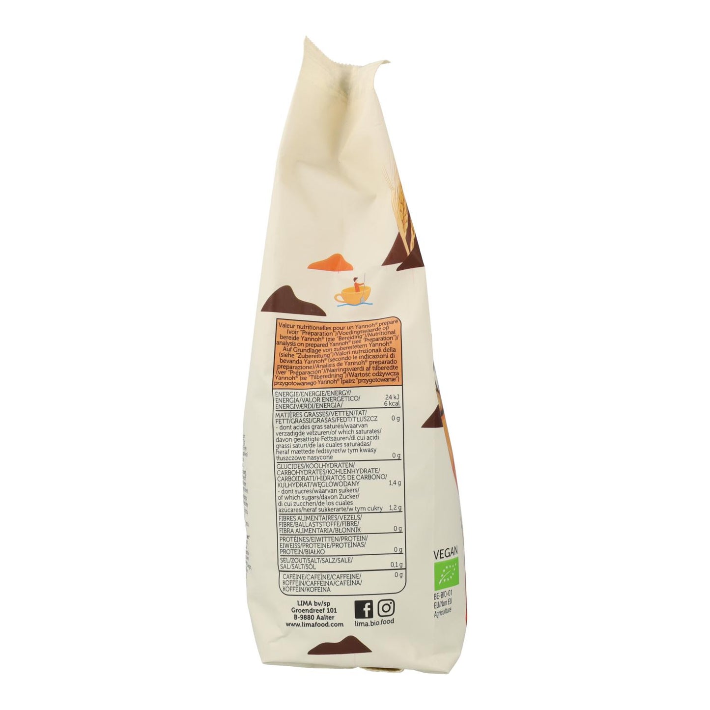 Yannoh Original 0% Cafeína Lima 500g