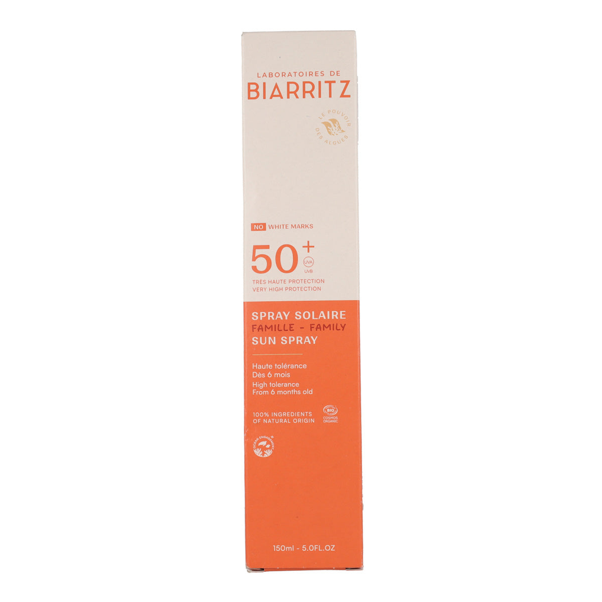 Spray do opalania na twarz i ciało SPF 50+ Biarritz 150 ml