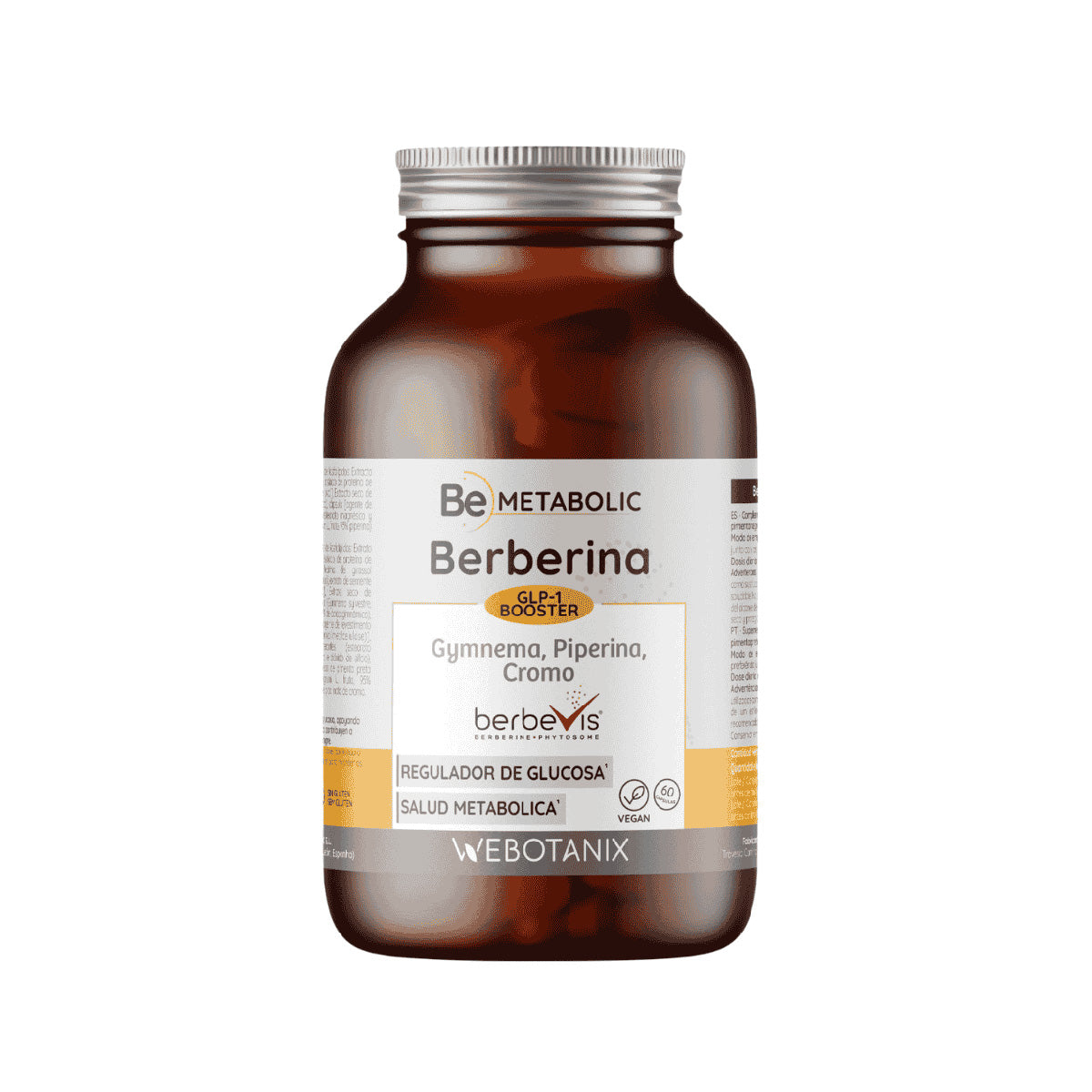 Berberina BeMetabolic WeBotanix 60 cápsulas