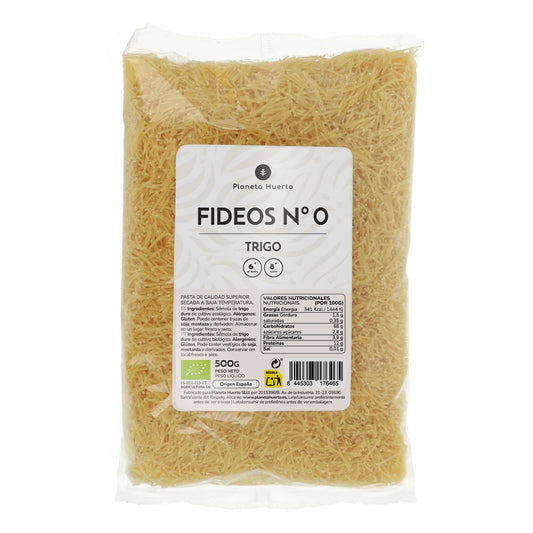 Makaron nº0 z pszenicy ECO Planeta Huerto 500gr