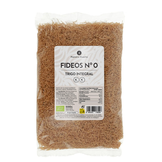 Makaron pełnoziarnisty nº0 ECO Planeta Huerto 500gr