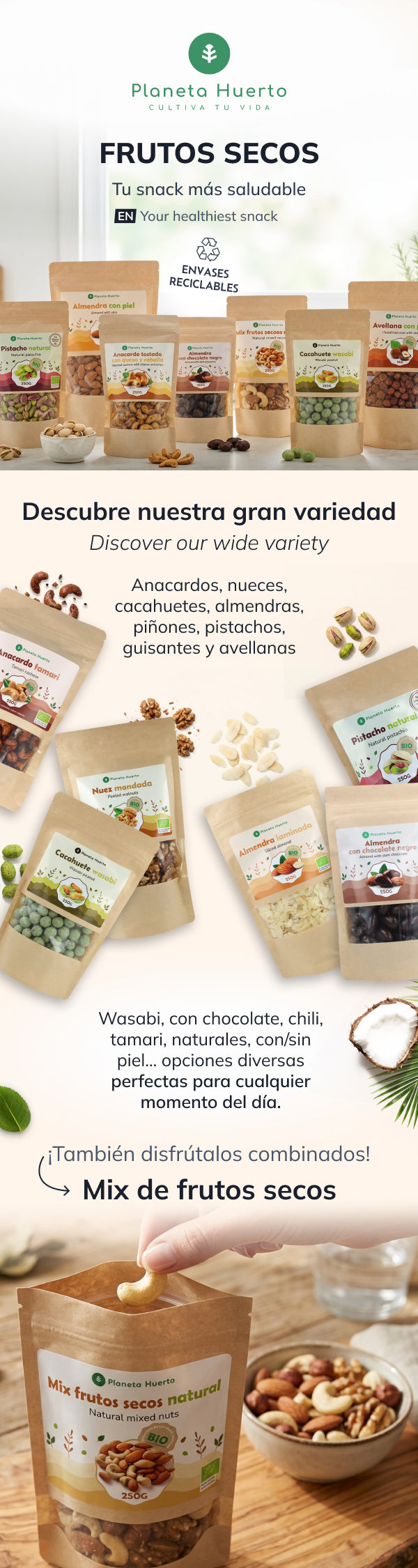 Orzechy pistacjowe w łupinach prażone i solone ECO Planeta Huerto 250 g