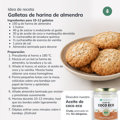 Bezglutenowa mąka migdałowa ECO Planeta Huerto 400gr