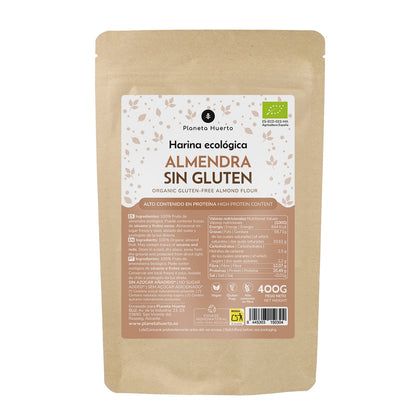 Bezglutenowa mąka migdałowa ECO Planeta Huerto 400gr