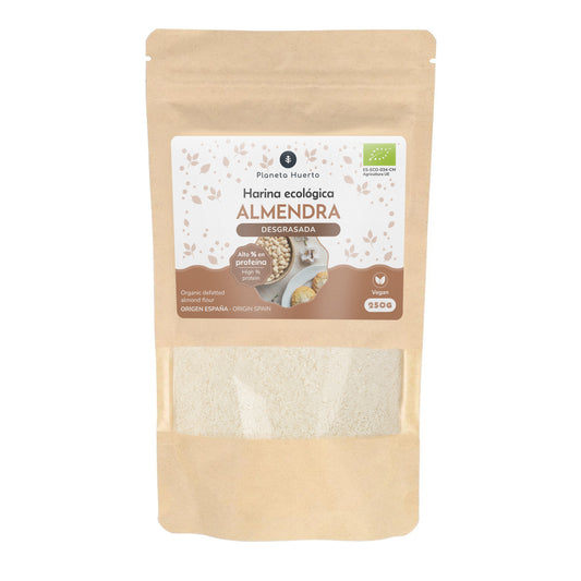 Odtłuszczona mąka migdałowa (białko migdałowe) ECO Planeta Huerto 250 g