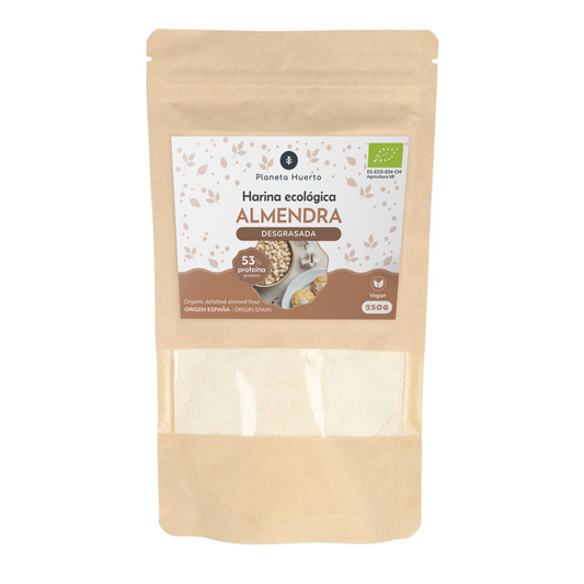 Odtłuszczona mąka migdałowa (białko migdałowe) ECO Planeta Huerto 250 g