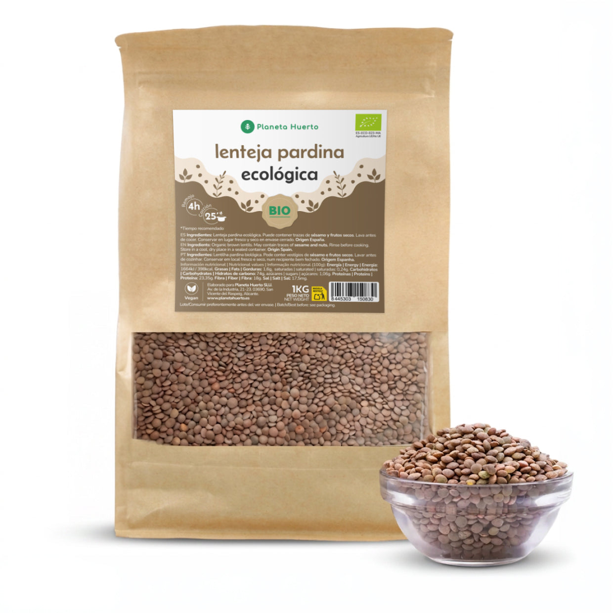 Soczewica Pardina ECO Planeta Huerto 1kg
