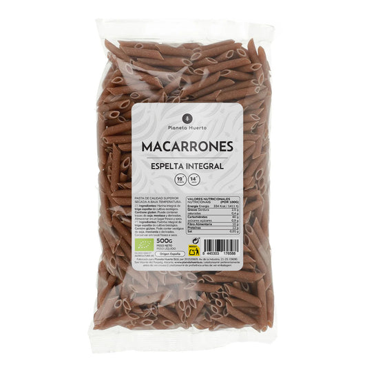 Makaron orkiszowy pełnoziarnisty ECO Planeta Huerto 500gr