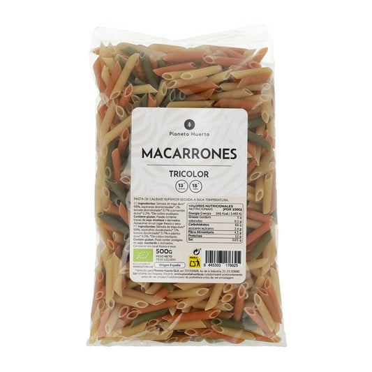 Trójkolorowe Makaroniki ECO Planeta Huerto 500g