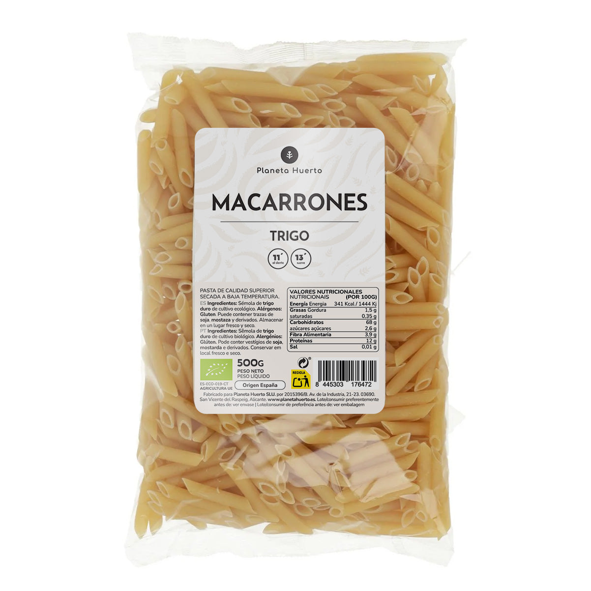 Makaron pszenny ECO Planeta Huerto 500gr