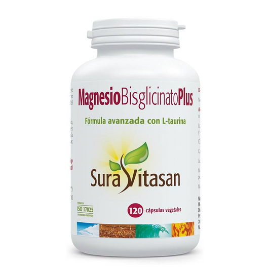 Bisglicynian magnezu Plus 120 kapsułek Sura Vitasan