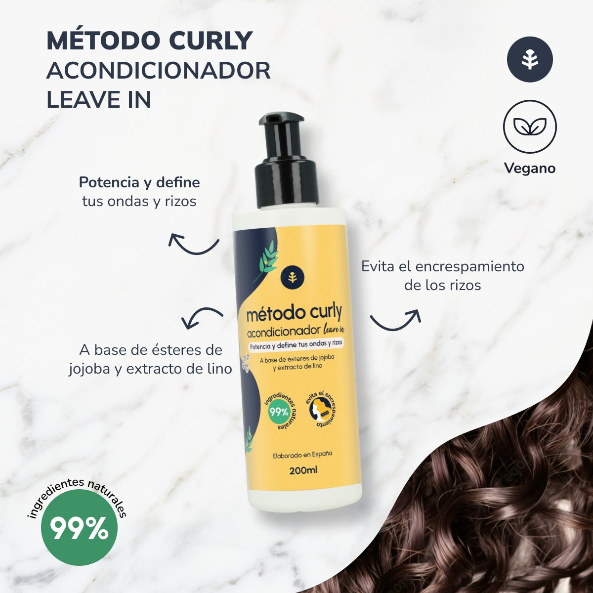 Odżywka bez spłukiwania Curly Method Planet Orchard 200 ml