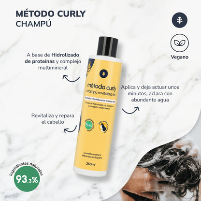 Hydrolizowany szampon proteinowy do włosów kręconych Method Planet Orchard 250 ml