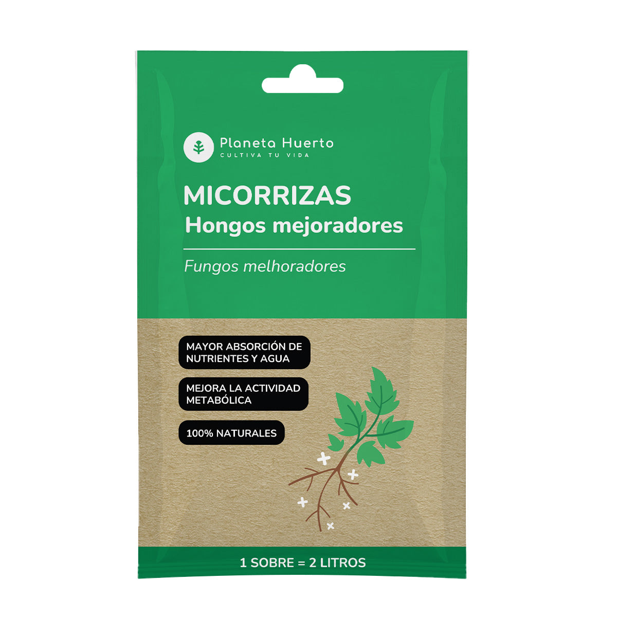 Zestaw mikoryz Planeta Huerto 5 szt. na 10 l