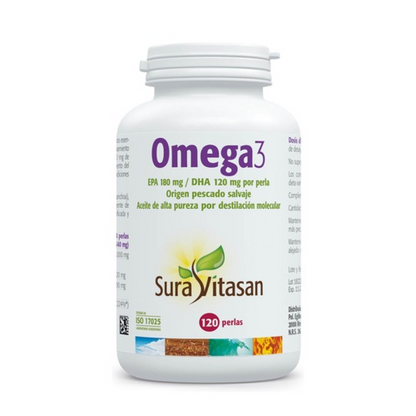 Omega 3, Sura Vitasan, 120 kapsułek