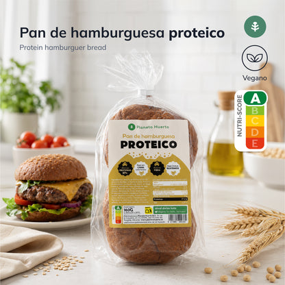 Białkowa bułka do hamburgerów Planeta Huerto, 2 x 80 gramów