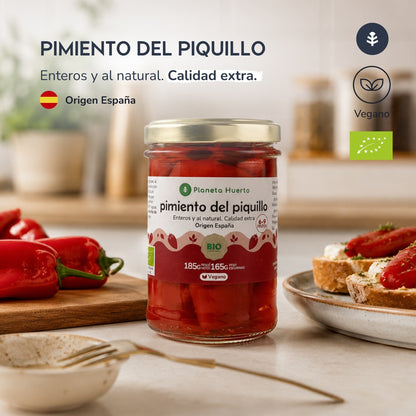 Cała papryka piquillo ECO Planeta Huerto 185 g