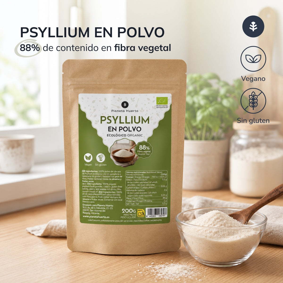 Psyllium w proszku Eco Planeta Huerto 200 g
