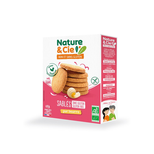 Bezglutenowe ciastka maślane Bio Nature&Cie 135 g