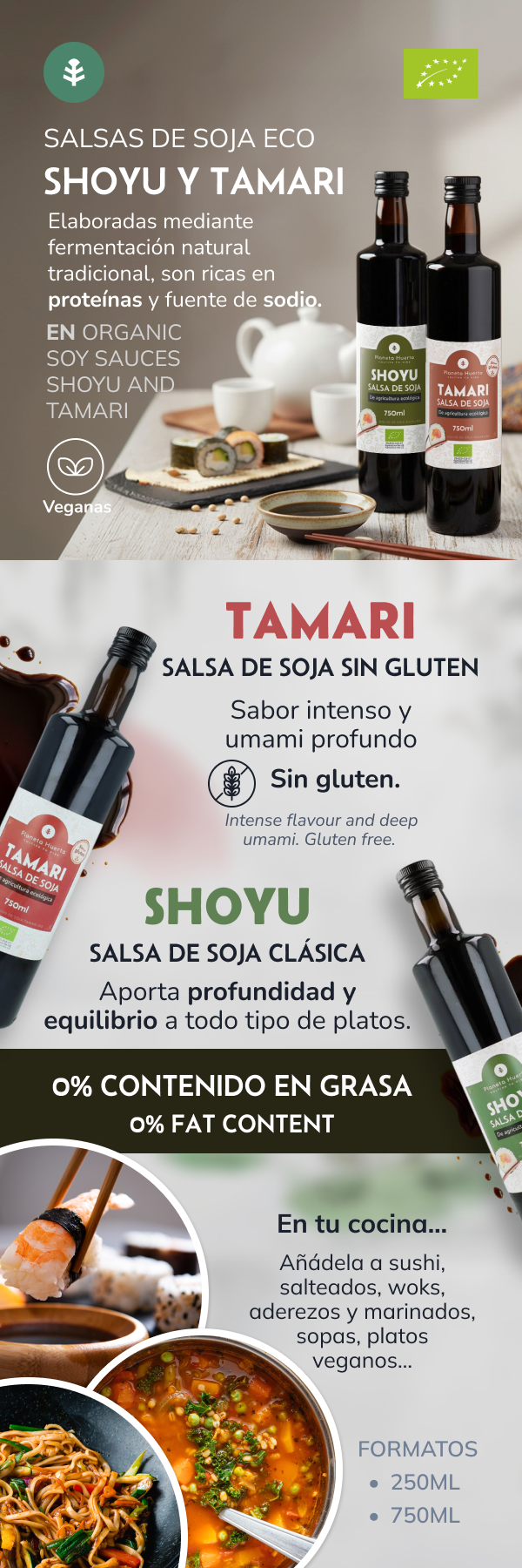 Sos sojowy ECO Planeta Huerto 750 ml
