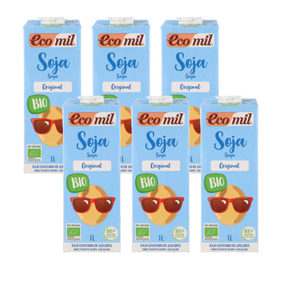 Zestaw napoju sojowego z syropem z agawy Bio NaturGreen 6 l
