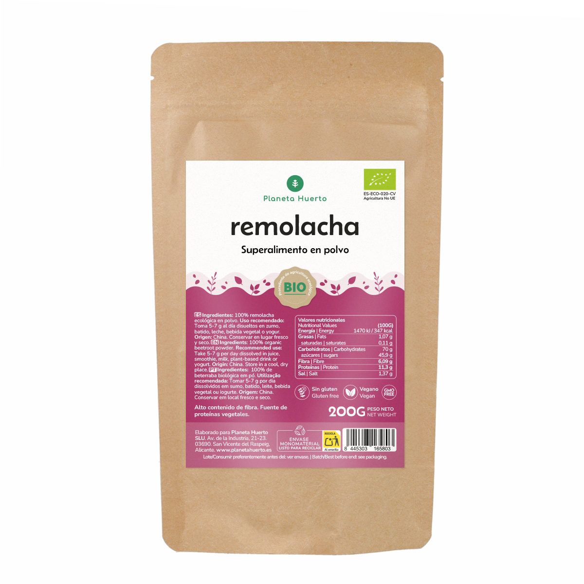 Burak w proszku Eco Planeta Huerto 200 g