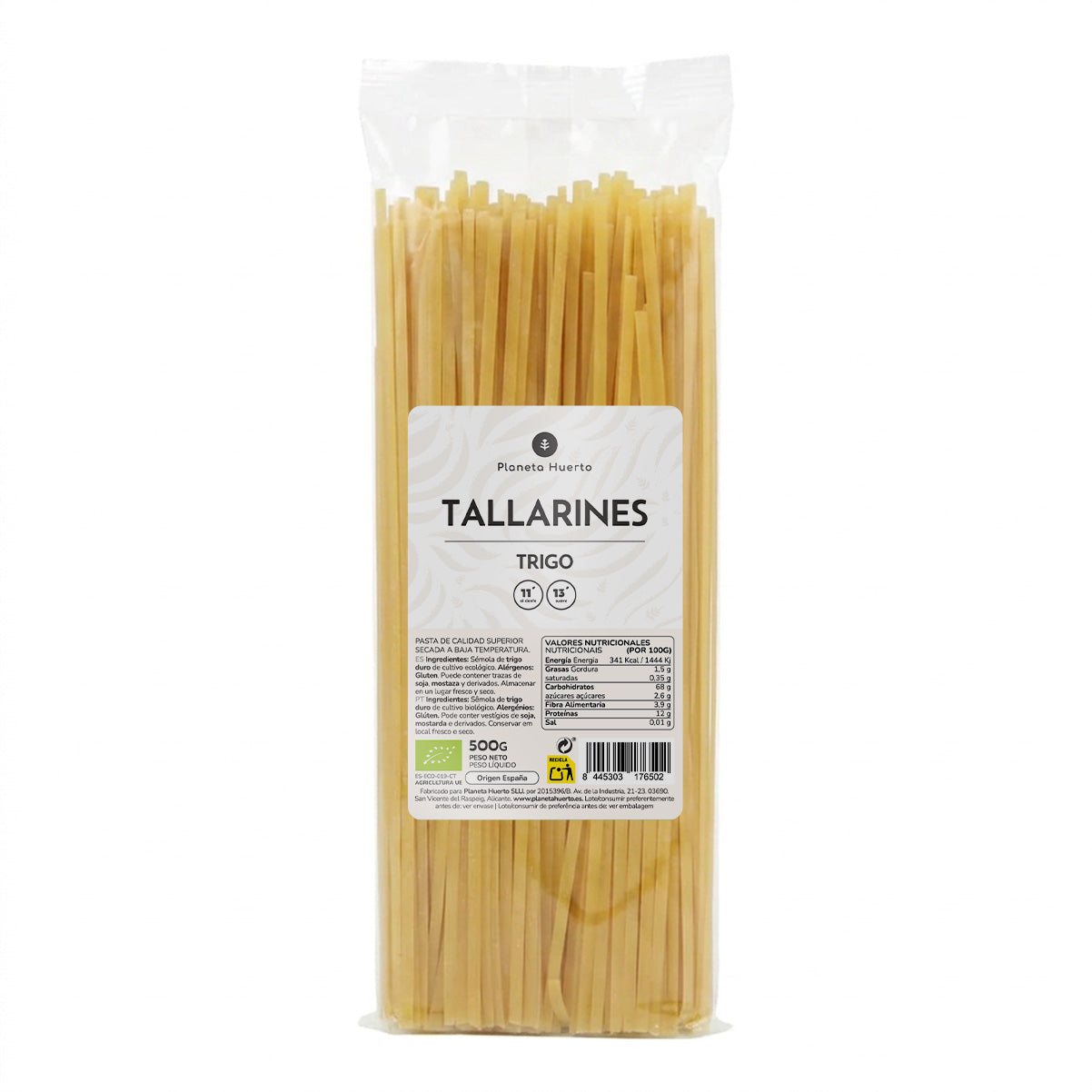 Pszenne tagliatelle ECO Planeta Huerto 500 g