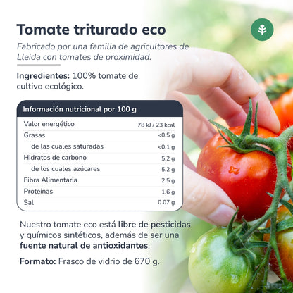 Pomidor rozdrobniony ECO Planeta Huerto 670 g