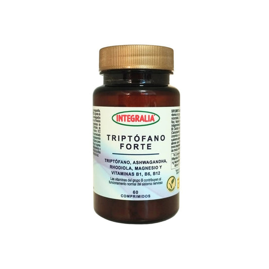 Tryptofan Plus z magnezem, walerianą i witaminami B Integralia, 50 kapsułek